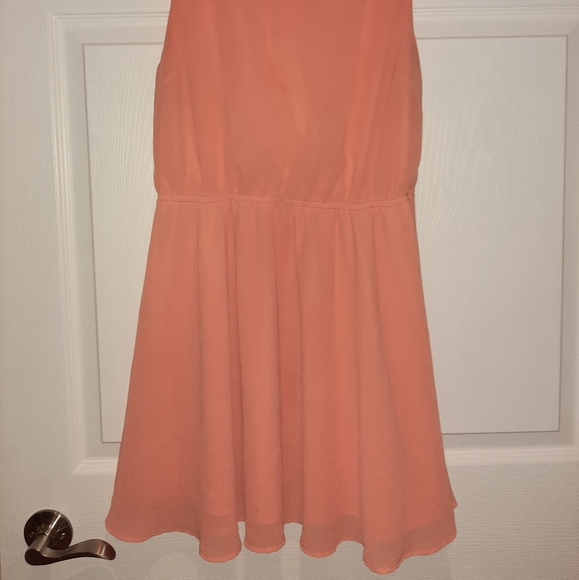 Coral Forever 21 flowy dress - Picture 2 of 4